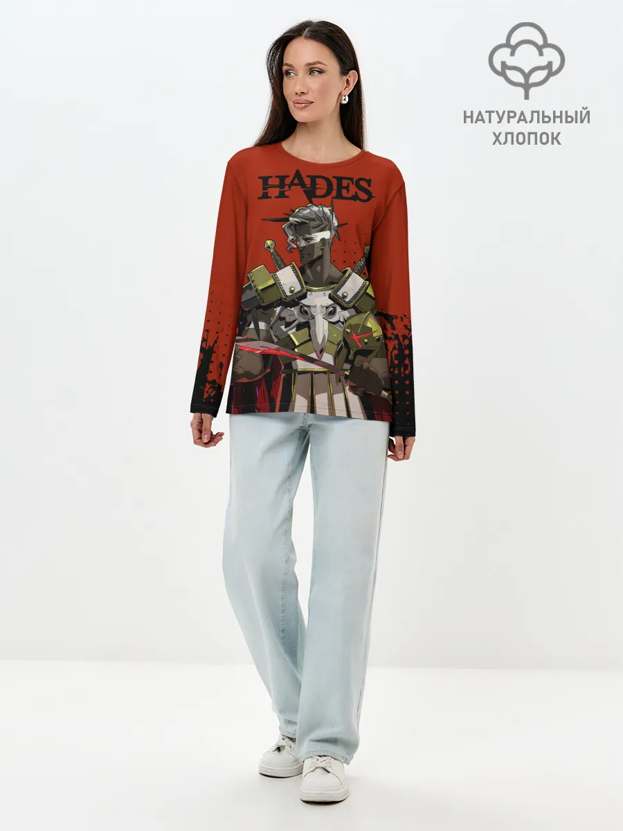 Лонгслив женский. Хлопок / Hades - Арес
