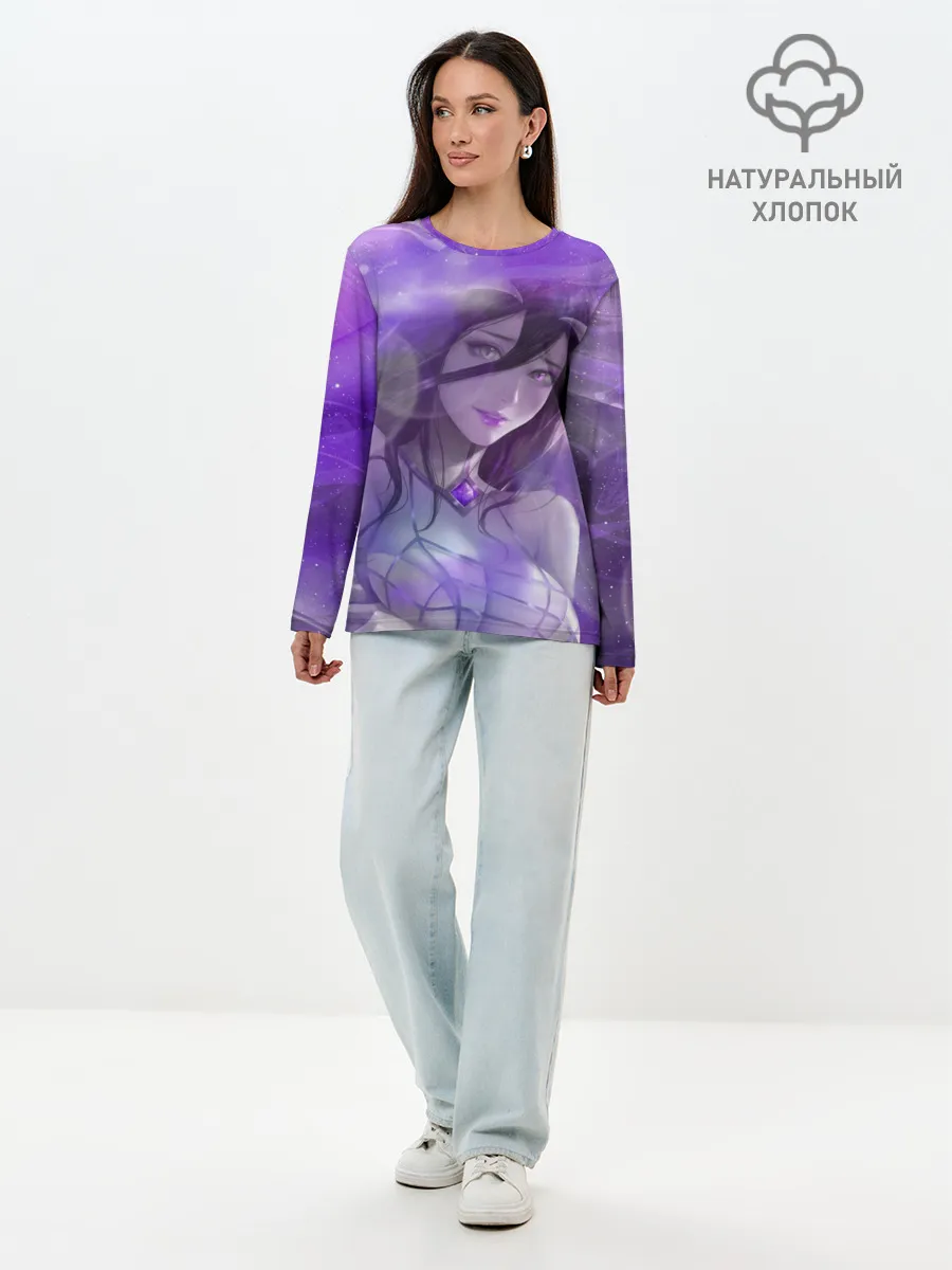 Лонгслив женский. Хлопок / ALBEDO MAGIC