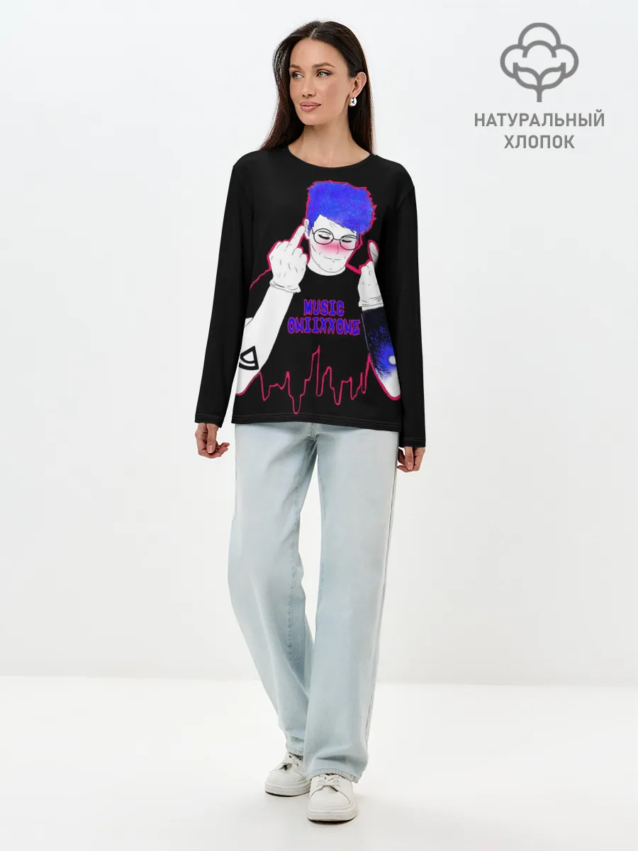 Лонгслив женский. Хлопок / OniixxOneMur