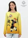 Лонгслив женский. Хлопок / Fly High Haikyuu!!