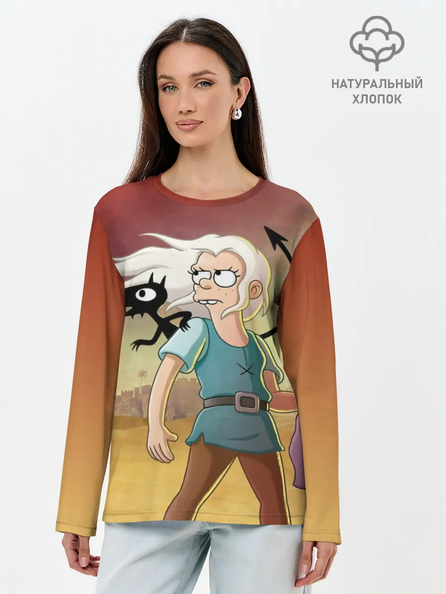 Лонгслив женский. Хлопок / Разочарование