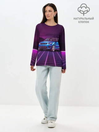 Лонгслив женский. Хлопок / Range Rover Sport