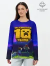 Лонгслив женский. Хлопок / Minecraft