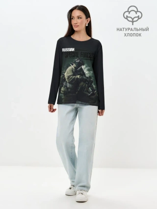 Лонгслив женский. Хлопок / Спецназ РФ