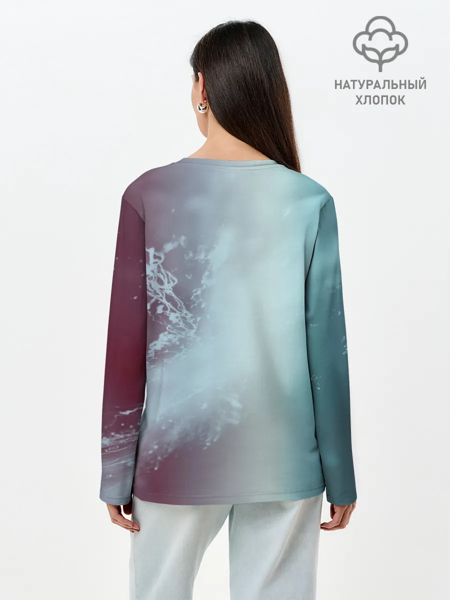 Лонгслив женский. Хлопок / Cyberpunk 2077 | Джонни и Порш