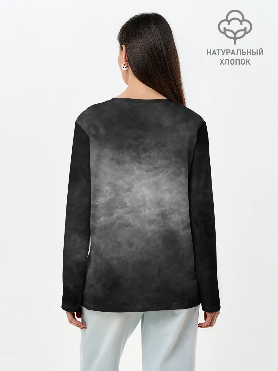 Лонгслив женский. Хлопок / руны