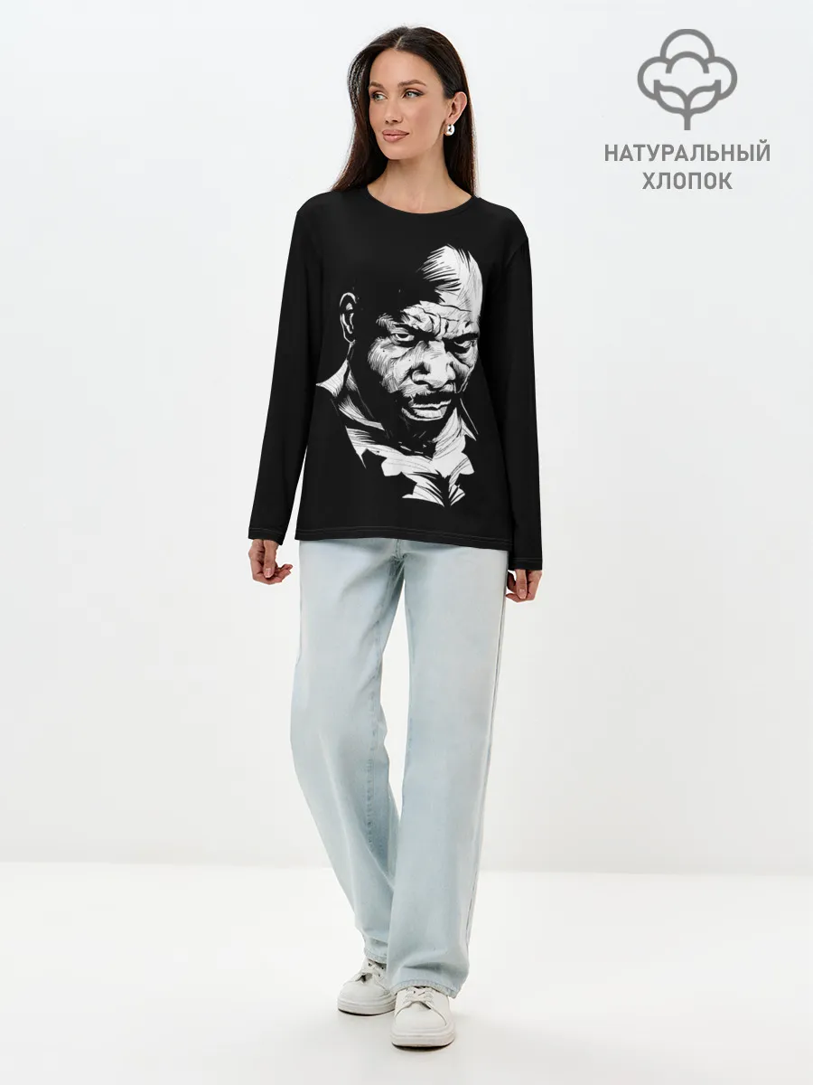 Лонгслив женский. Хлопок / Сити Флетчер