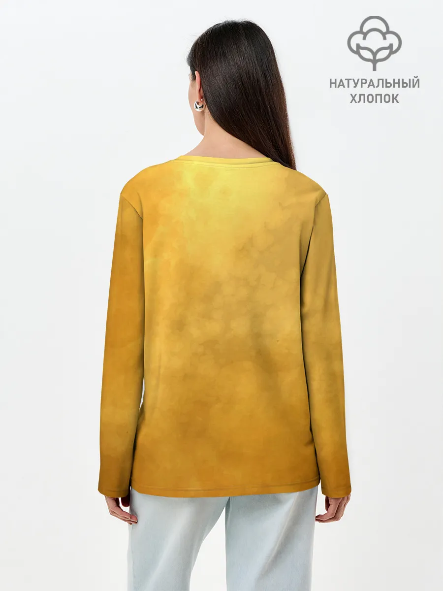 Лонгслив женский. Хлопок / жар птица