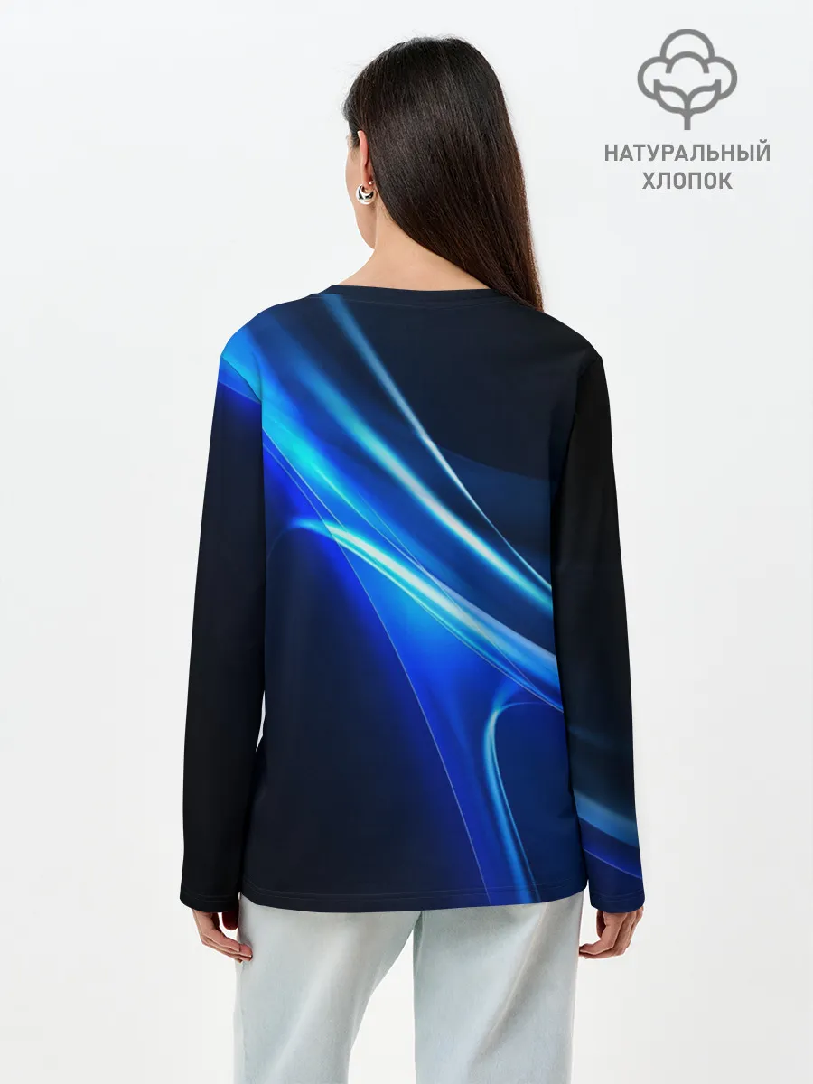 Лонгслив женский. Хлопок / BMW