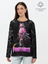 Лонгслив женский. Хлопок / Vi Fox Fortnite