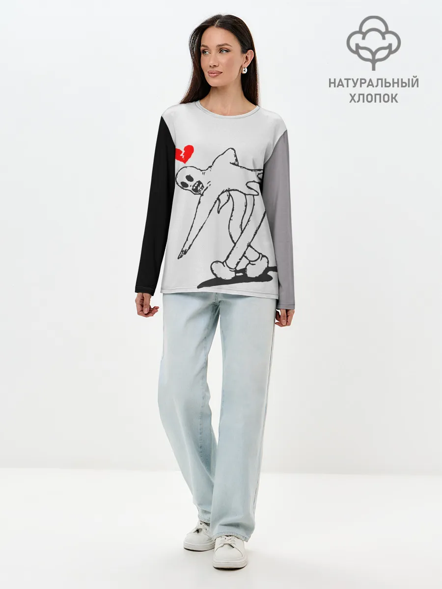 Лонгслив женский. Хлопок / GHOSTEMANE