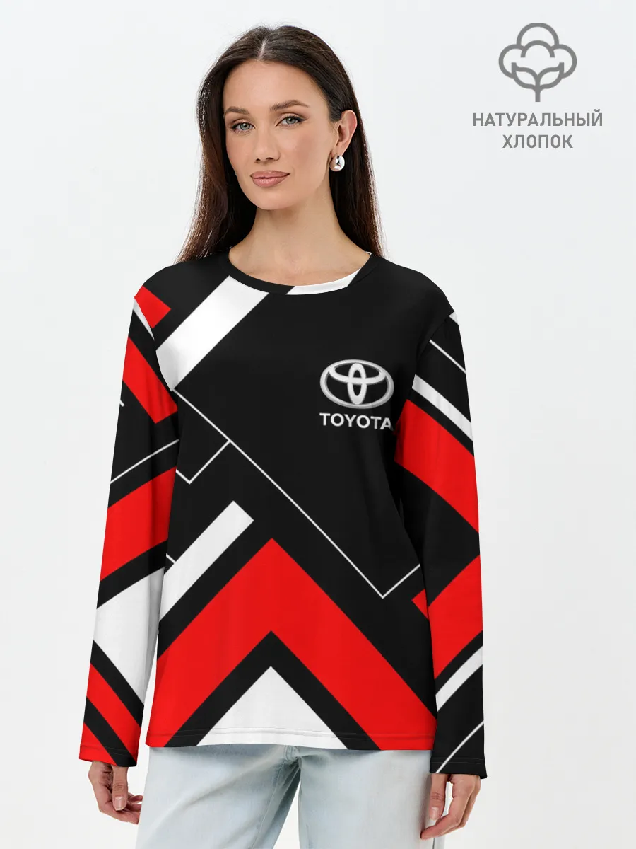 Лонгслив женский. Хлопок / Toyota