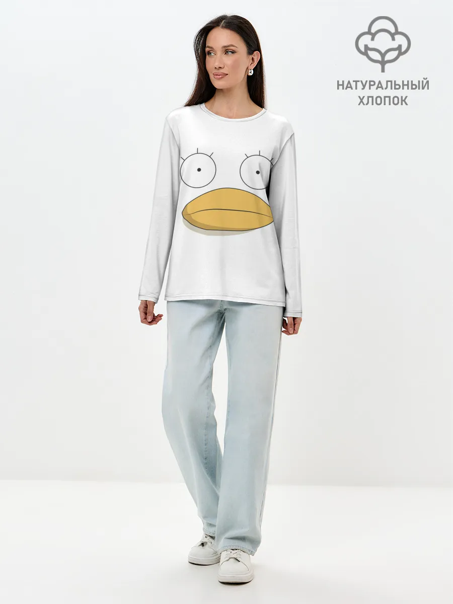 Лонгслив женский. Хлопок / Гинтама Элизабет