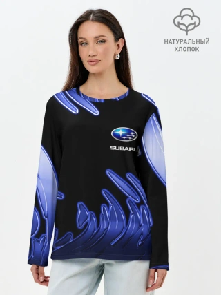 Лонгслив женский. Хлопок / Subaru