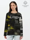 Лонгслив женский. Хлопок / MILITECH камуфляж Cyberpunk 2077