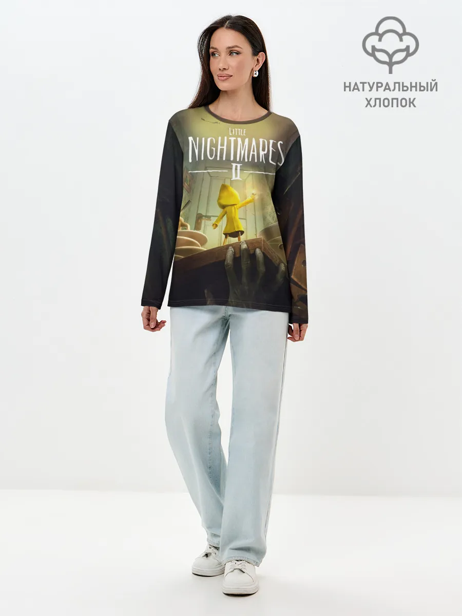 Лонгслив женский. Хлопок / Little Nightmares 2