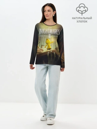 Лонгслив женский. Хлопок / Little Nightmares 2