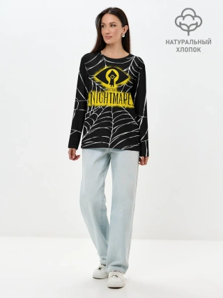 Лонгслив женский. Хлопок / Little Nightmares