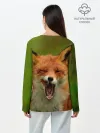 Лонгслив женский. Хлопок / Лисица