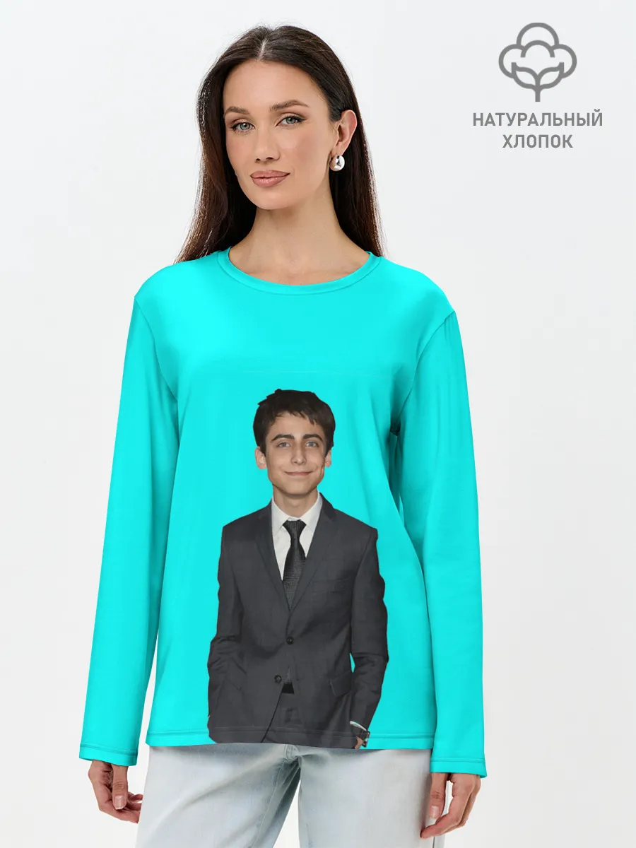 Лонгслив женский. Хлопок / Академия Амбрелла,