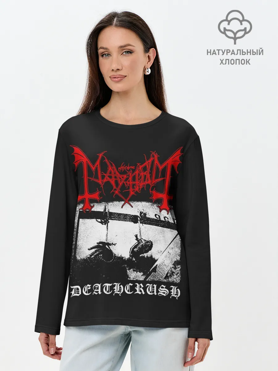 Лонгслив женский. Хлопок / Mayhem