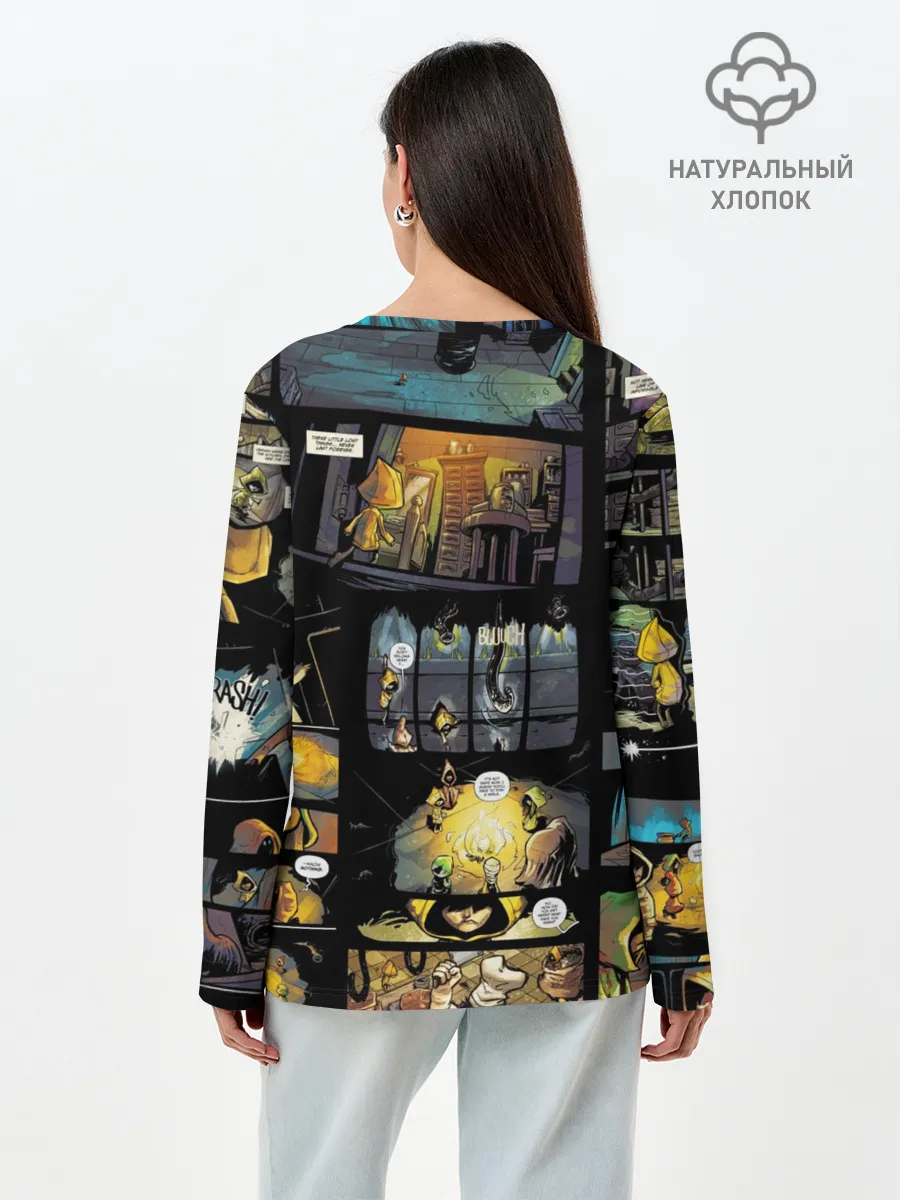 Лонгслив женский. Хлопок / LITTLE NIGHTMARES