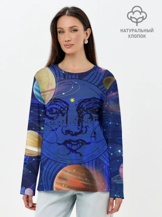 Лонгслив женский. Хлопок / Астрология планет