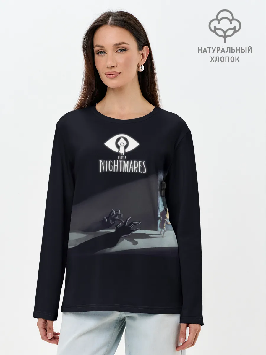 Лонгслив женский. Хлопок / Little Nightmares Руки