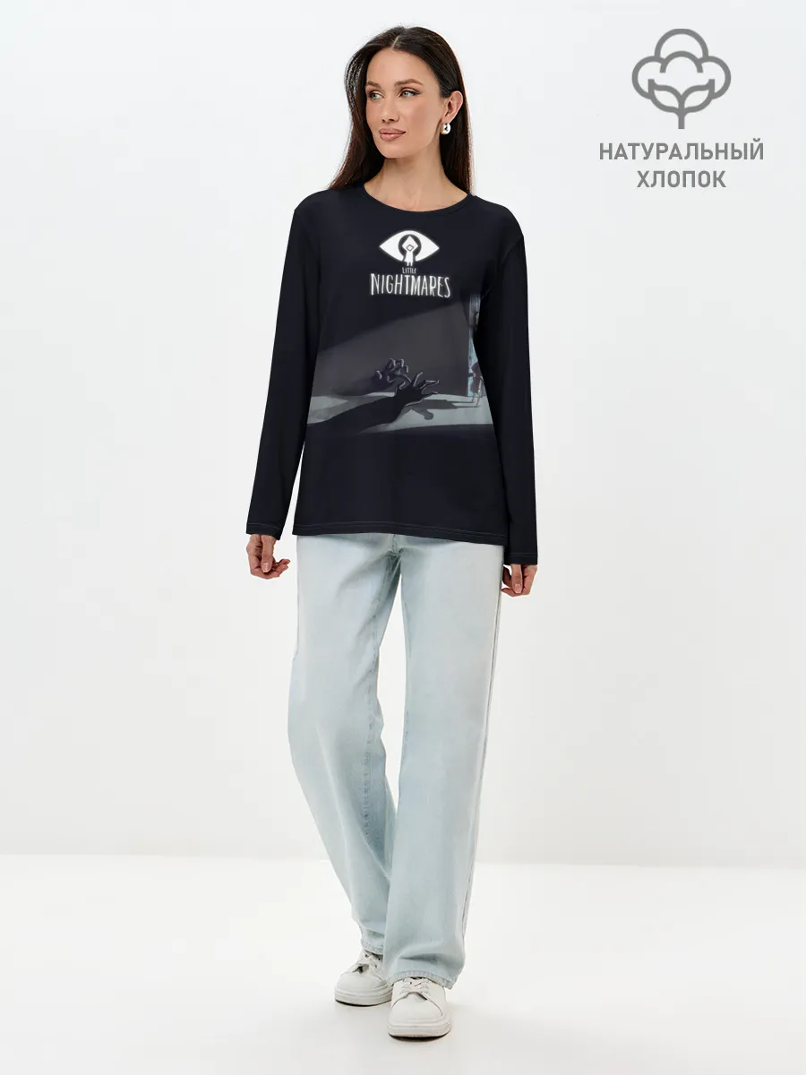 Лонгслив женский. Хлопок / Little Nightmares Руки