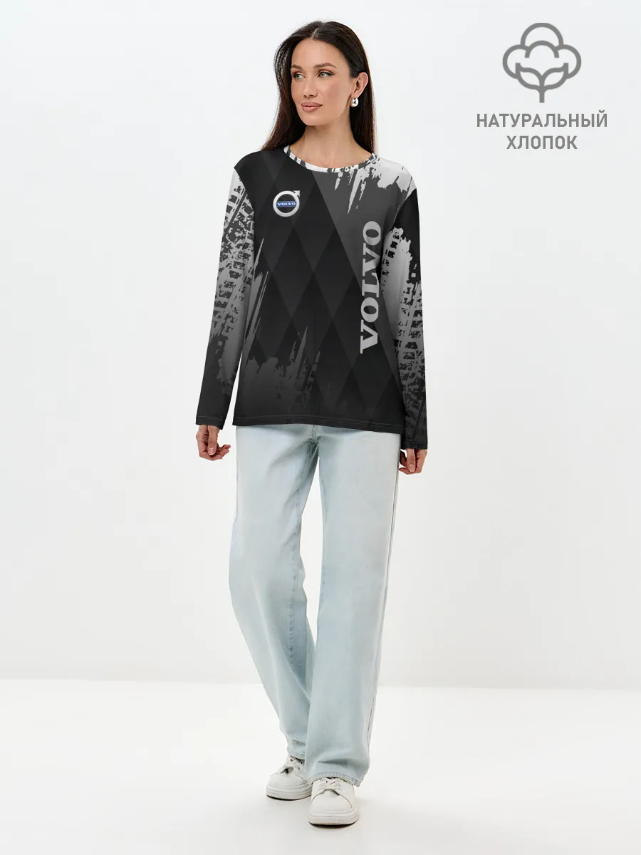 Лонгслив женский. Хлопок / Volvo