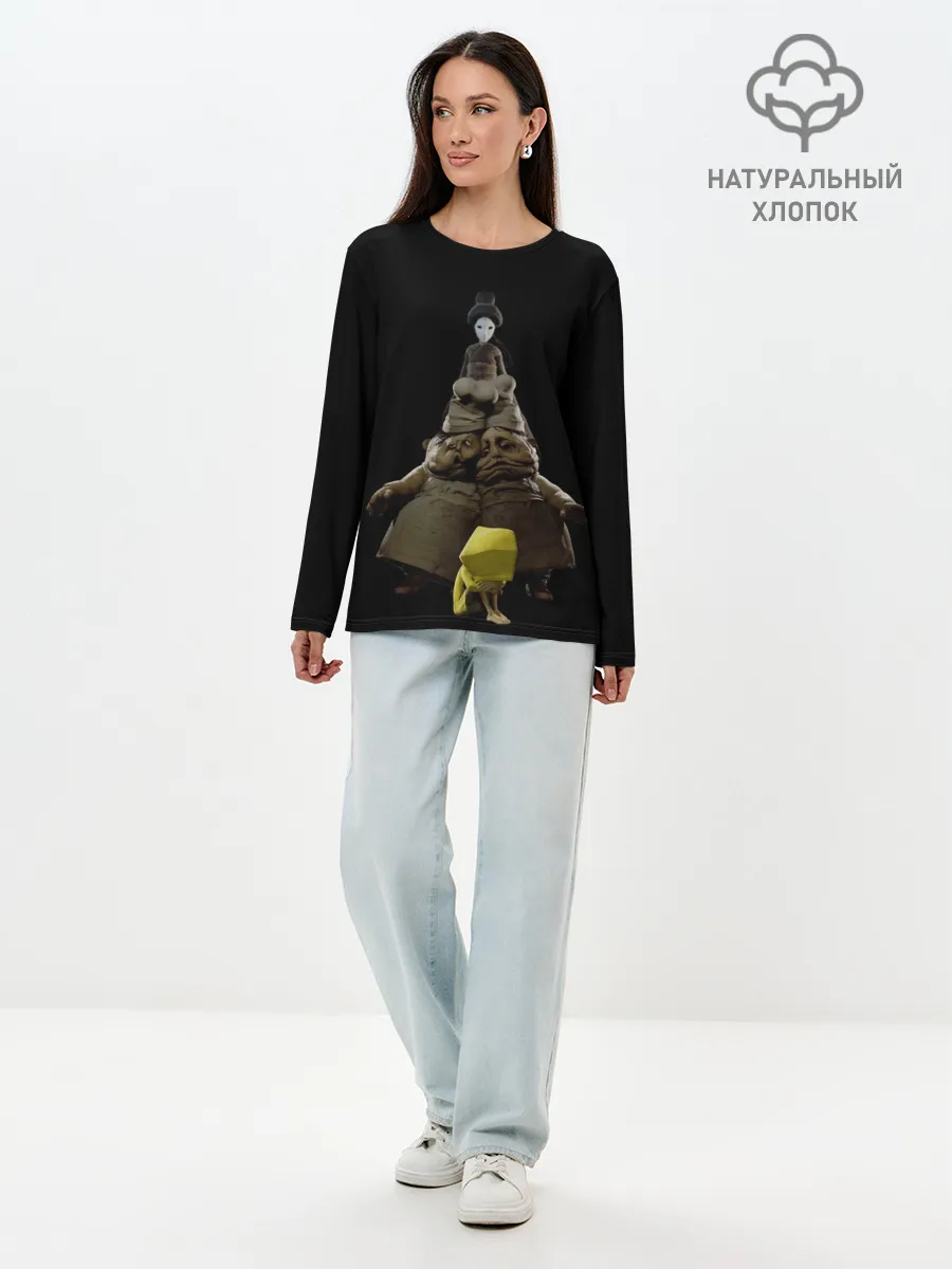 Лонгслив женский. Хлопок / Little Nightmares Повар