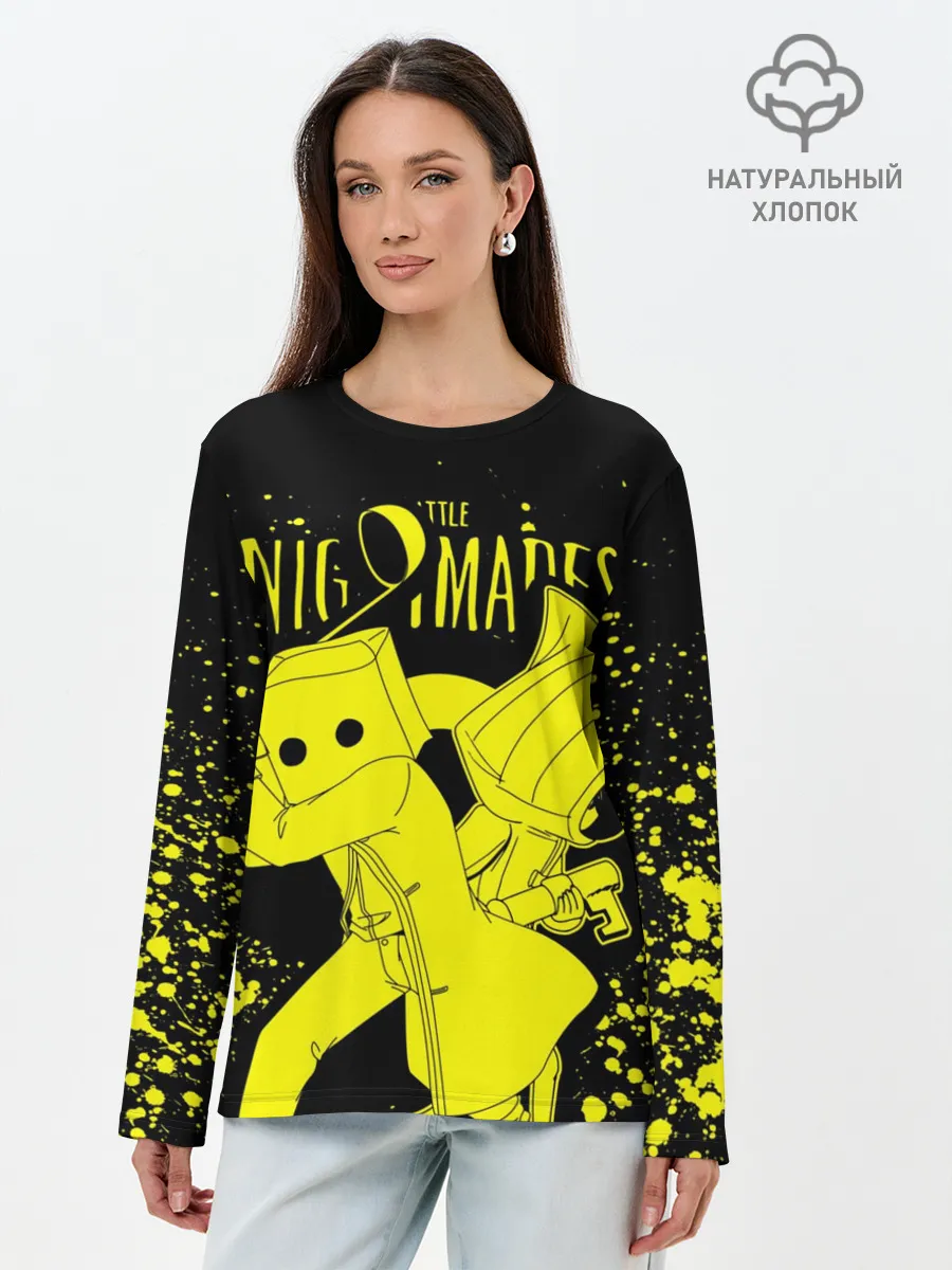Лонгслив женский. Хлопок / LITTLE NIGHTMARES 2
