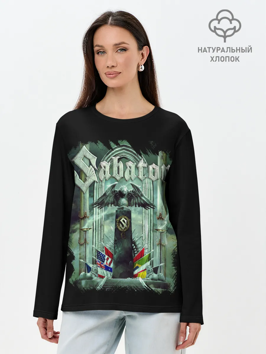 Лонгслив женский. Хлопок / SABATON