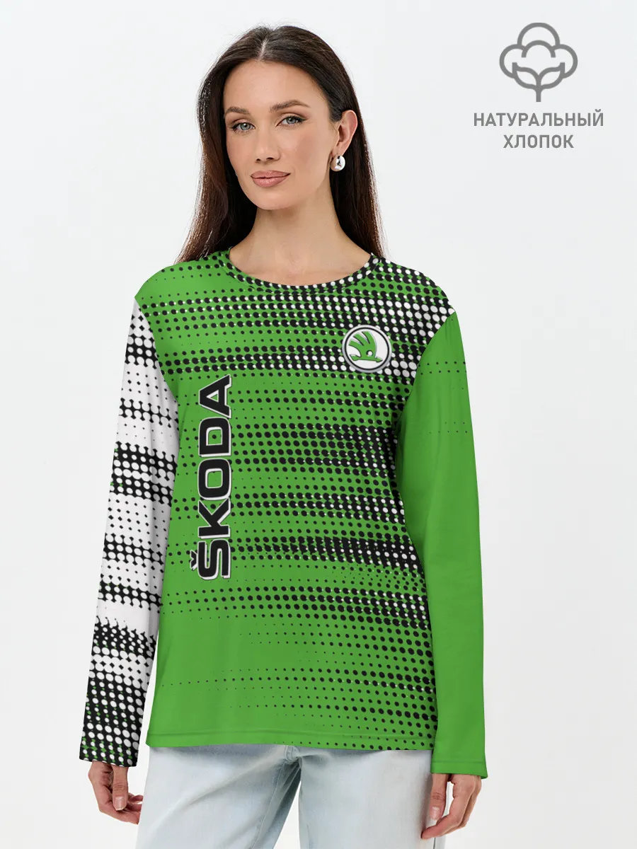 Лонгслив женский. Хлопок / SKODA