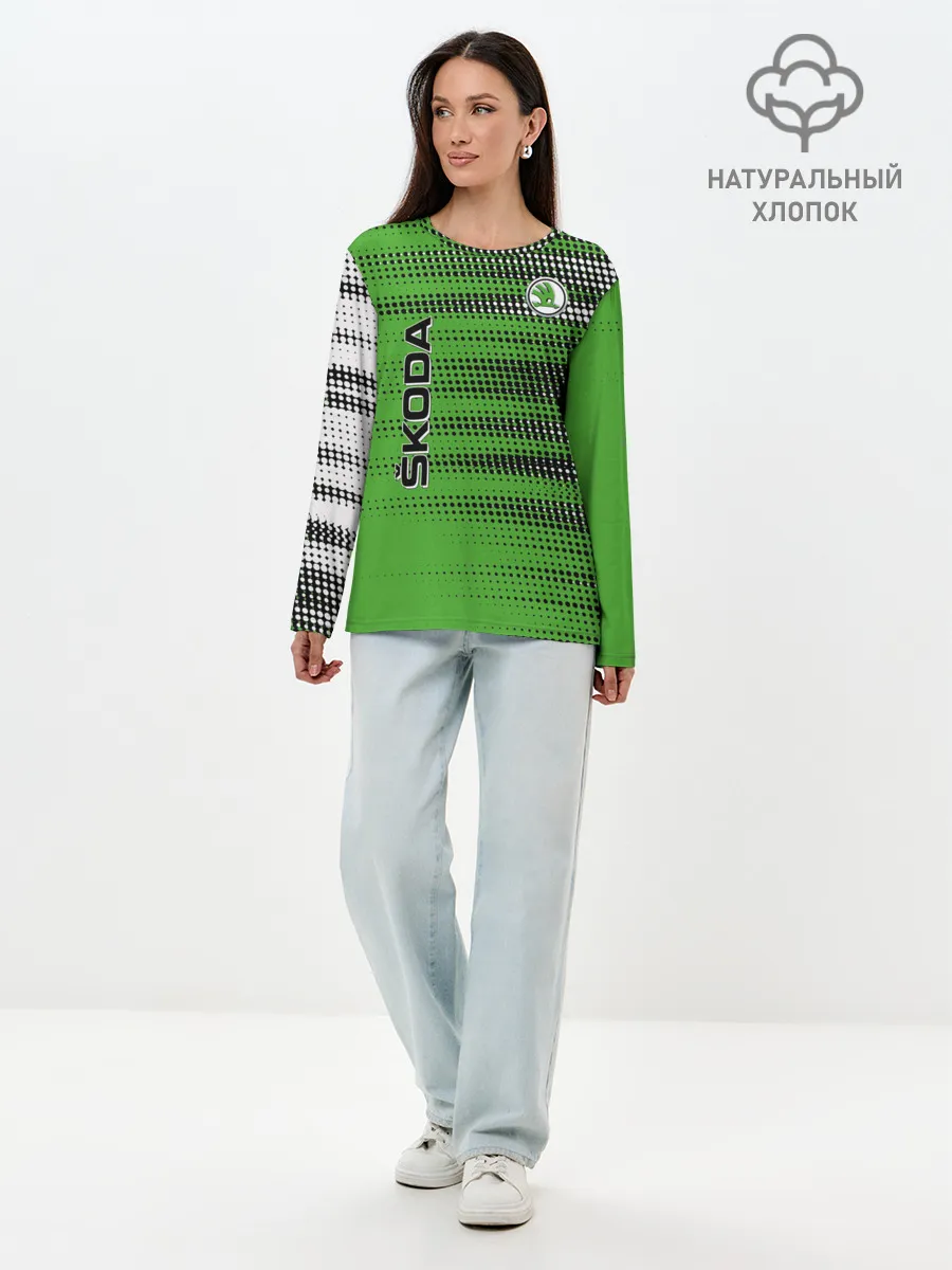 Лонгслив женский. Хлопок / SKODA