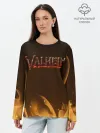 Лонгслив женский. Хлопок / Valheim: Вальхейм выживание.