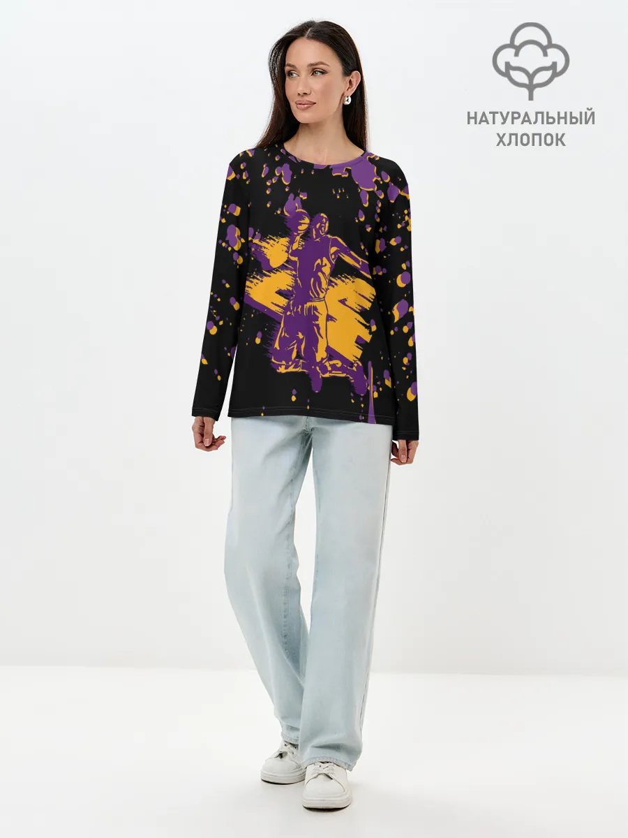 Лонгслив женский. Хлопок / Kobe Bryant.