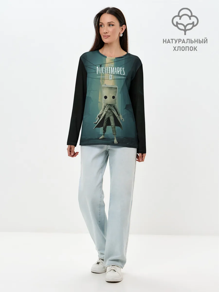 Лонгслив женский. Хлопок / Little Nightmares