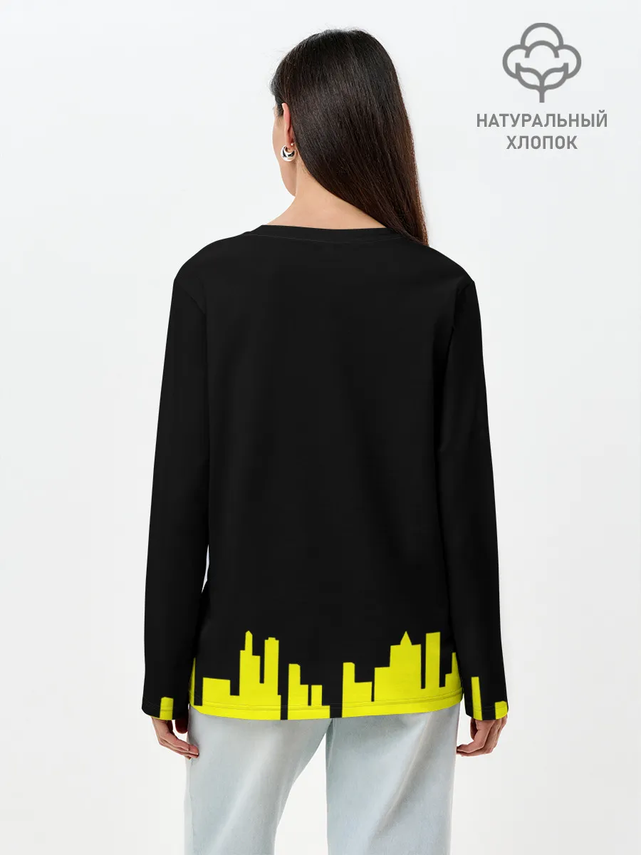 Лонгслив женский. Хлопок / TRAUMA TEAM Cyberpunk 2077