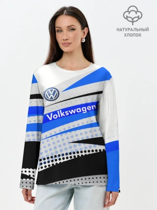 Лонгслив женский. Хлопок / Volkswagen