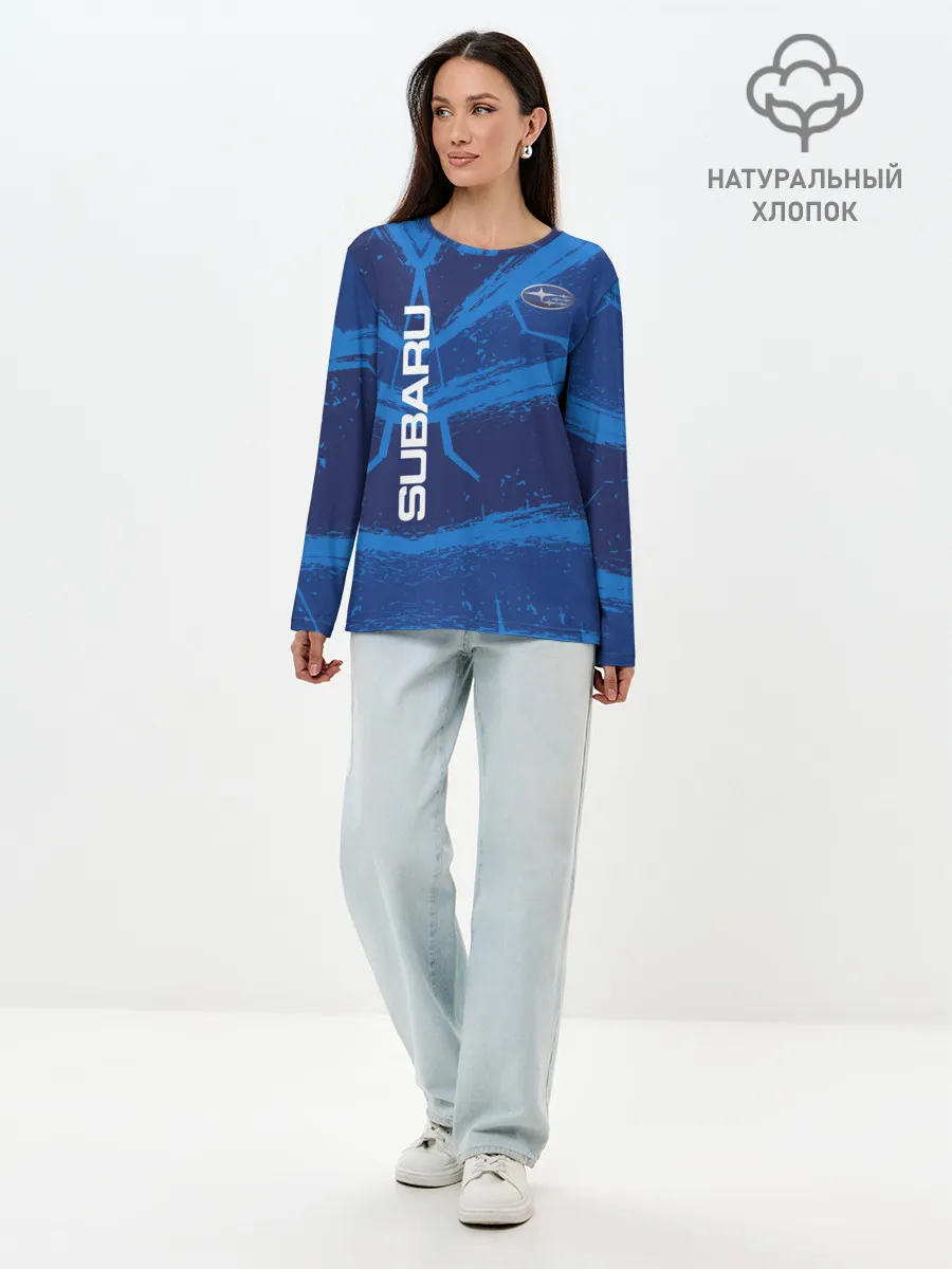 Лонгслив женский. Хлопок / Subaru