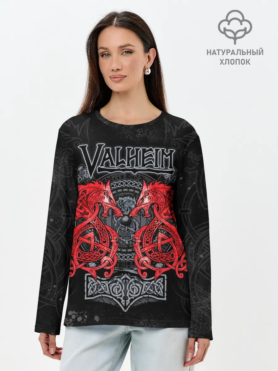 Лонгслив женский. Хлопок / Valheim