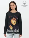 Лонгслив женский. Хлопок / ВИКТОР ЦОЙ