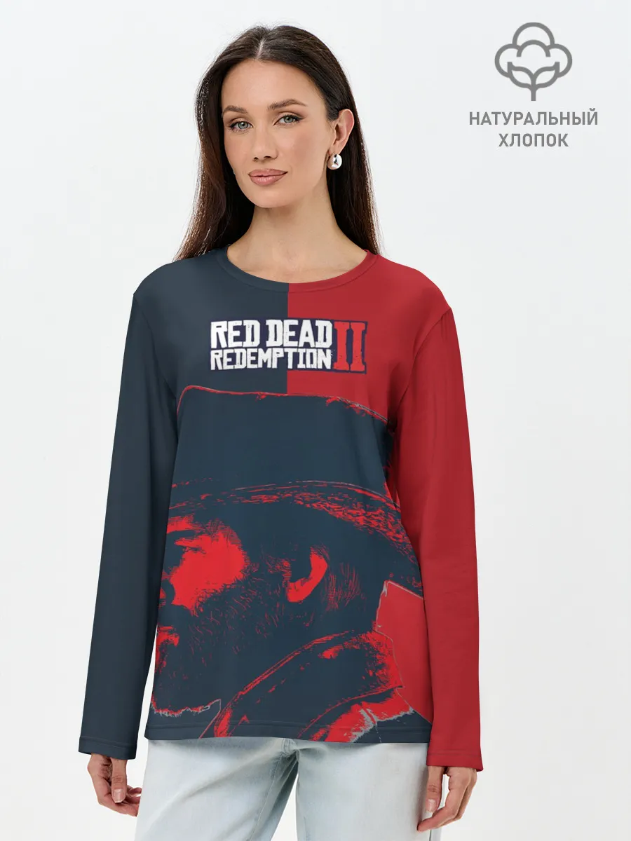 Лонгслив женский. Хлопок / RDR2 | Артур