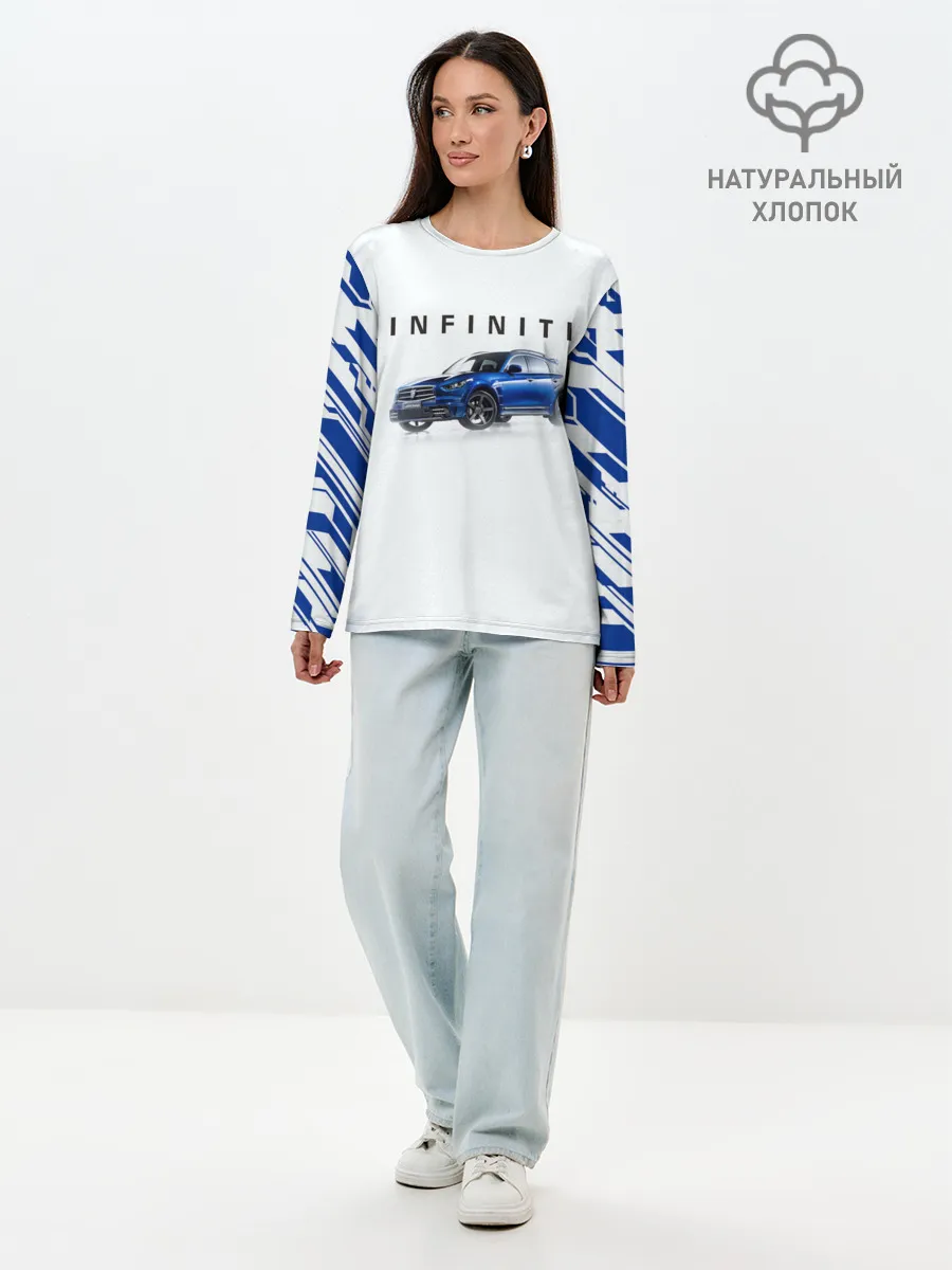 Лонгслив женский. Хлопок / Infinity | Инфинити