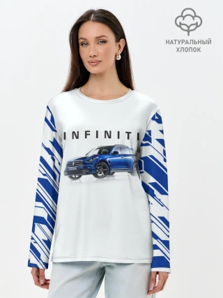 Лонгслив женский. Хлопок / Infinity | Инфинити