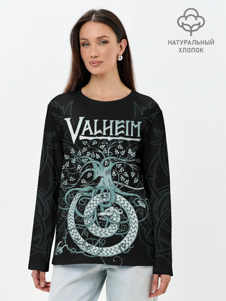 Лонгслив женский. Хлопок / Valheim