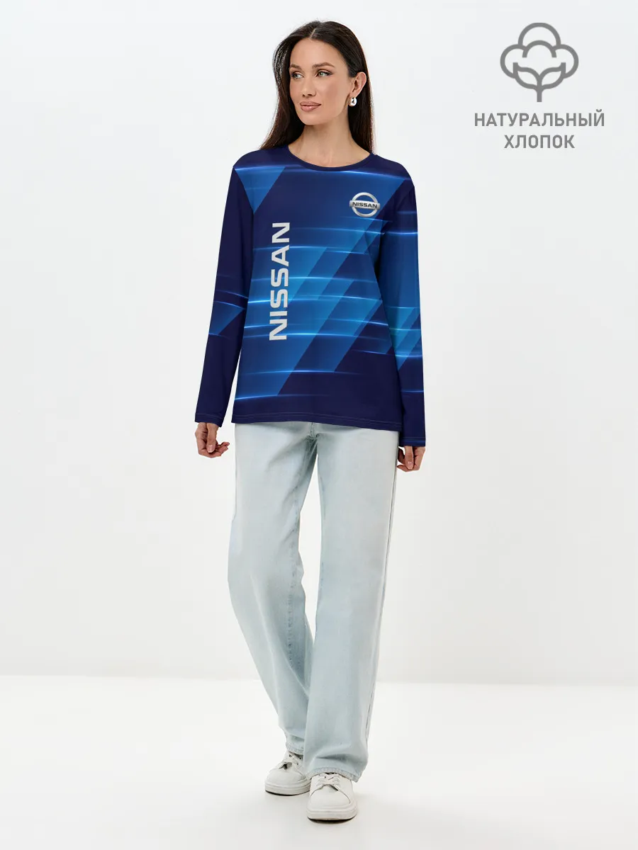 Лонгслив женский. Хлопок / Nissan