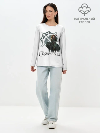 Лонгслив женский. Хлопок / Crowfall | Ranger