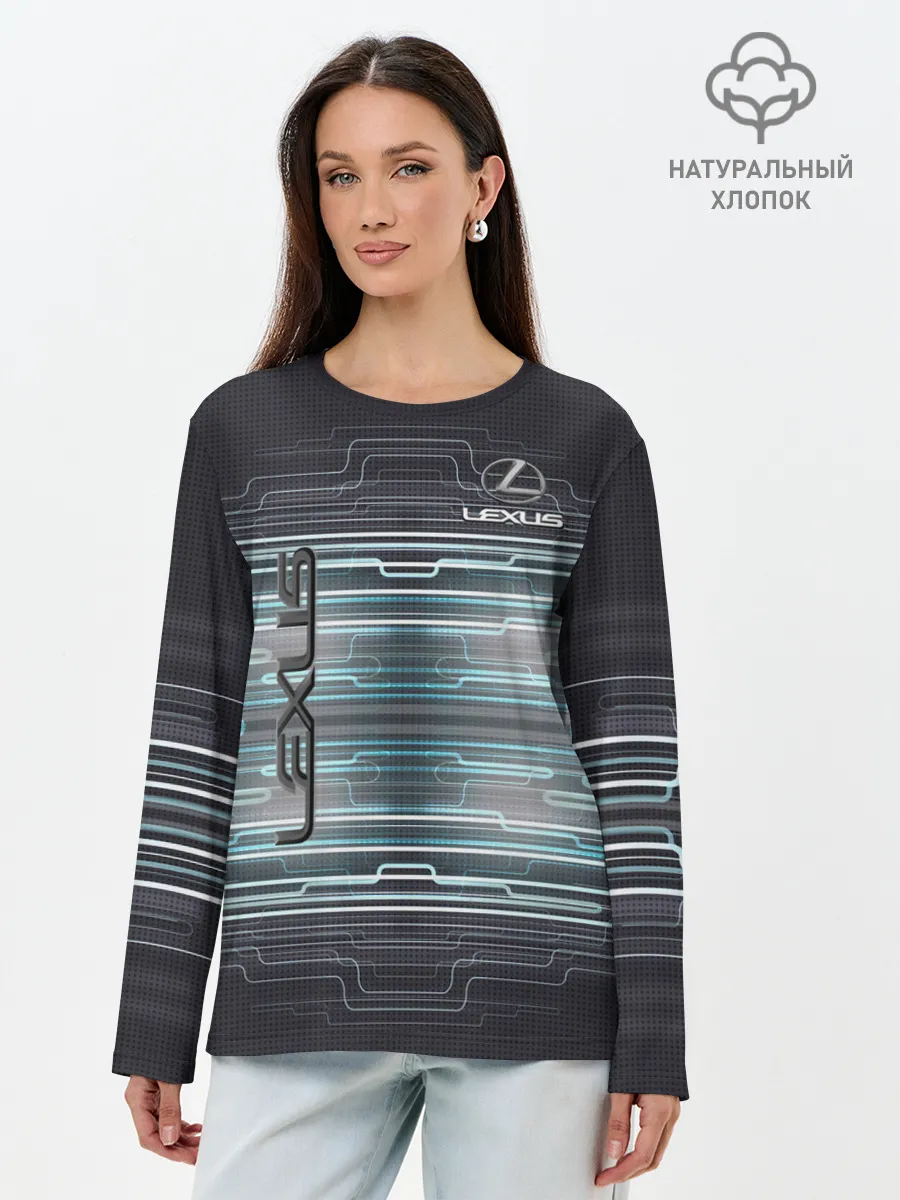 Лонгслив женский. Хлопок / Lexus